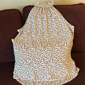 White Birch Floral Tank Blouse